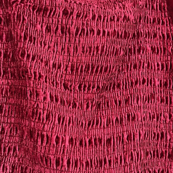 Torrid Red Velvet Smocked Top - Picture 11 of 14